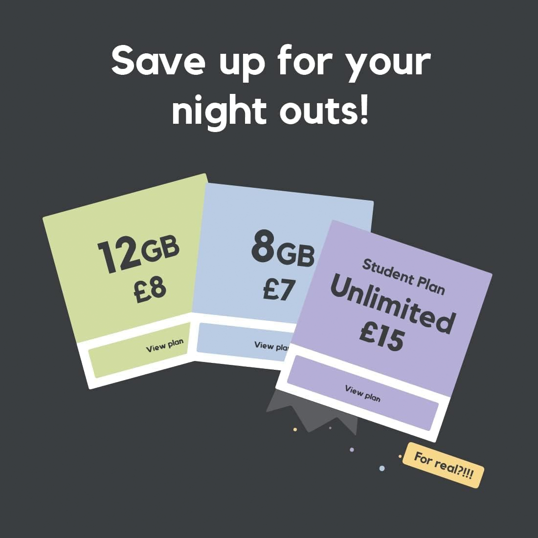 SMARTY SIM - £15 Per Month (Student Deal)