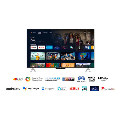 TCL 43" Inch Smart 4K Ultra HD HDR Android TV