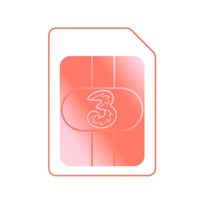 Three preloaded data SIM card shown for use with mobile WiFi hotspot