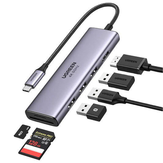 UGREEN USB 7-IN-1 USB C HUB Adapter - eFones.com