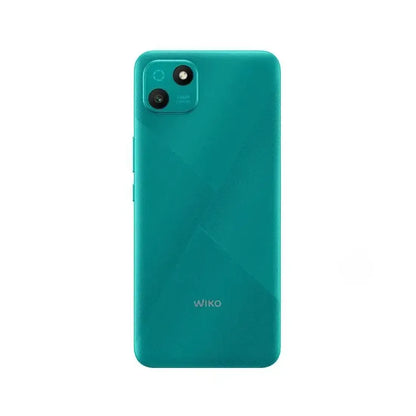 Rear view of Wiko T10 4G smartphone in green finish