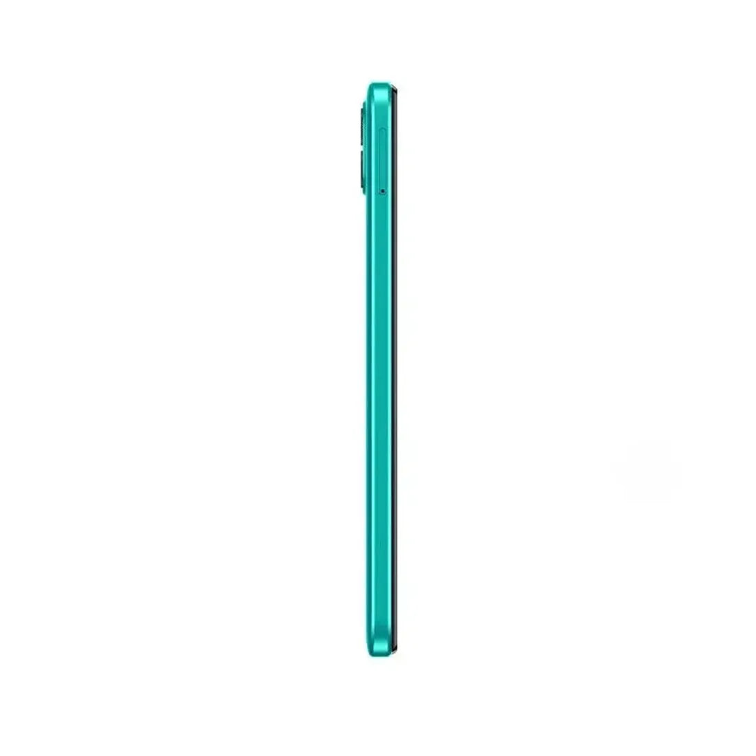 Side profile of Wiko T10 4G smartphone in green