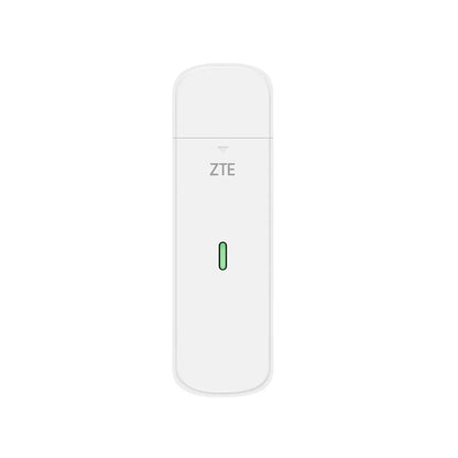 ZTE MF833 4G USB mobile broadband dongle front view showing LED indicator