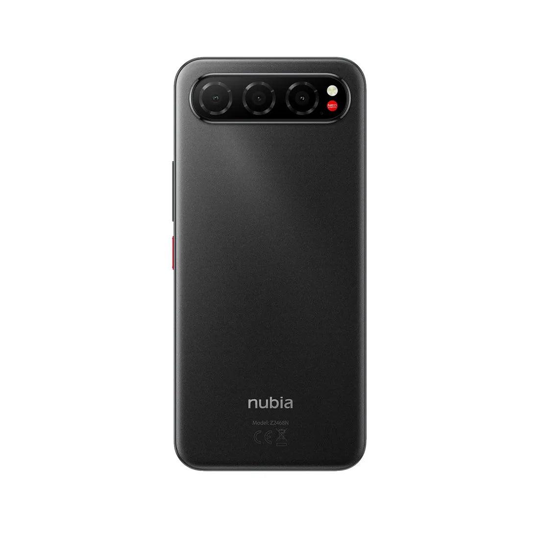 ZTE Nubia Air rear panel view showing matte black finish