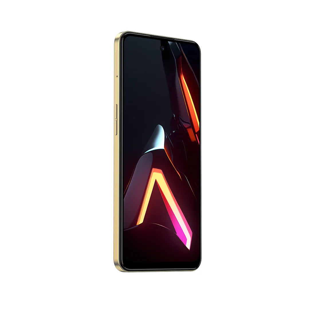 ZTE Nubia Neo 3 front portrait view showing display in yellow frame