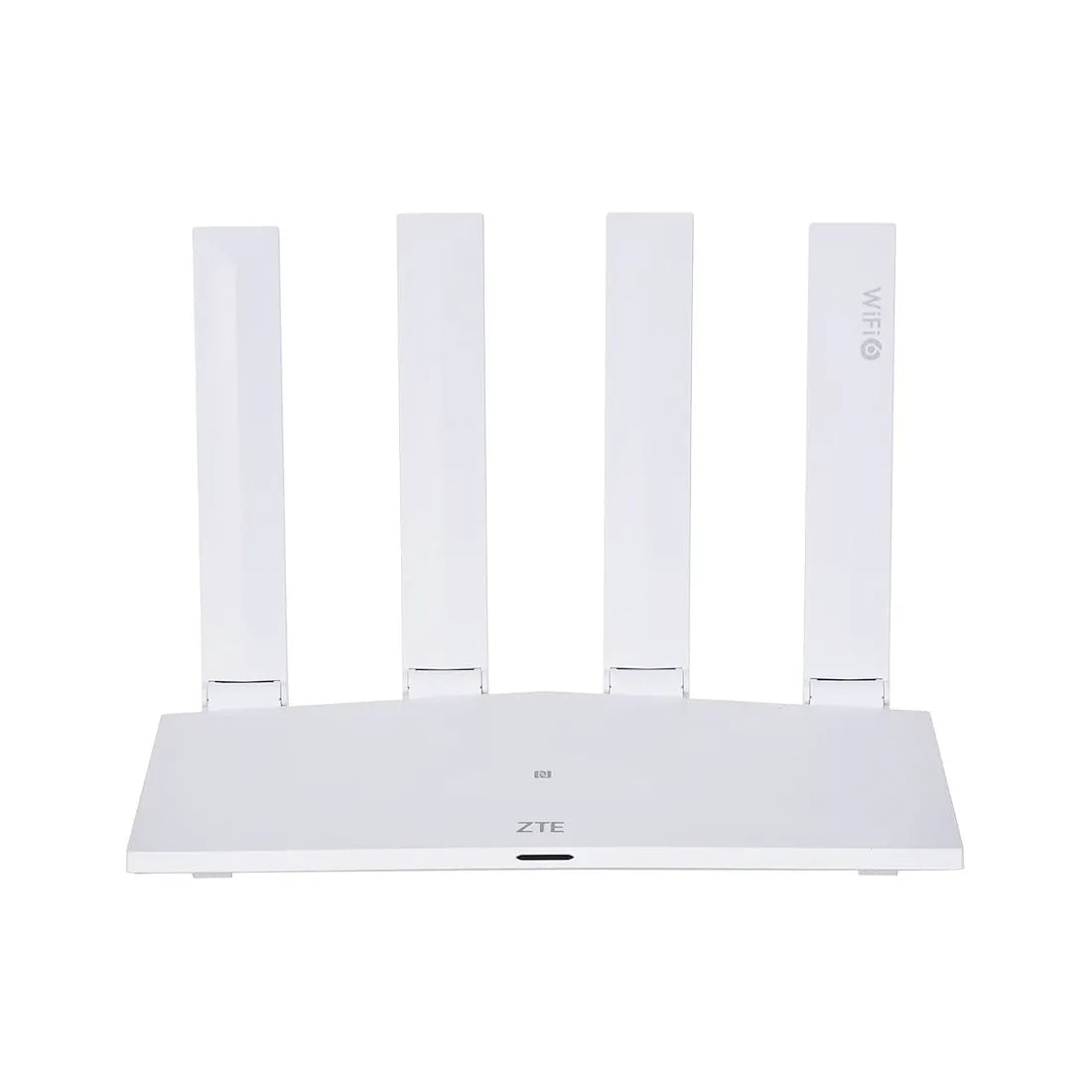 Front view of ZTE t300 5G router with multiple external antennas
